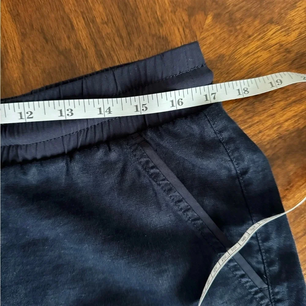 Athleta Navy Blue Drawstring Casual Shorts